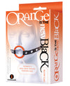 9's Orange Is The New Black Blow Gag Open Mouth Leather Gag